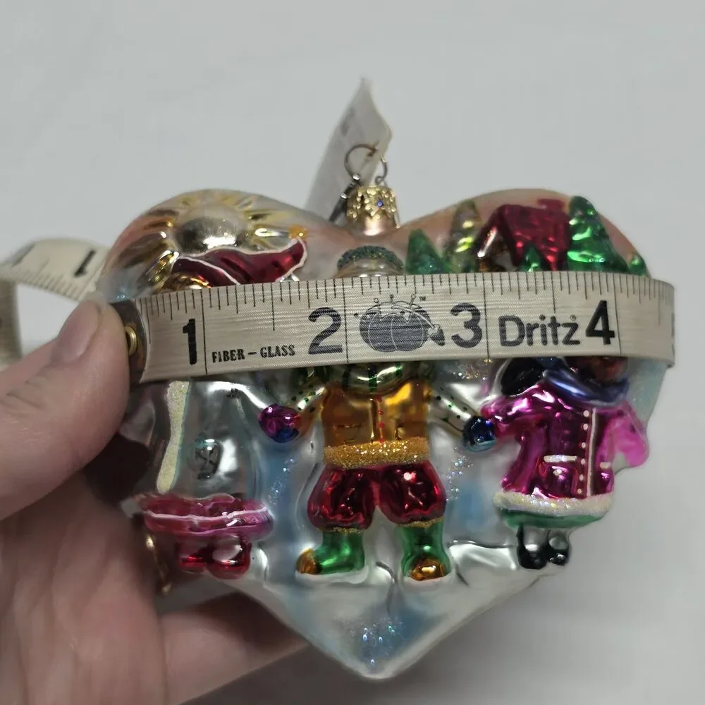 Christopher Radko Glass Ornament Dave Thomas Foundation Celebrate Adoption 2001